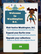 Tour Mundial do Subway Surfers: Washington DC