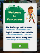 Tour mondiale di Subway Surfers: Vancouver