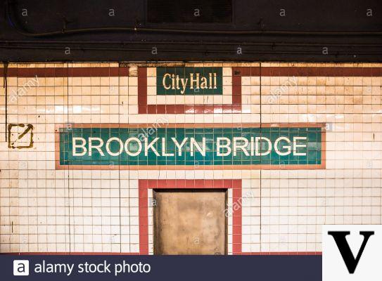 Azulejos del metro de la ciudad de Nueva York