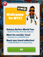 Tour mondiale di Subway Surfers: New York