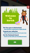 Tour Mundial do Subway Surfers: Zurique