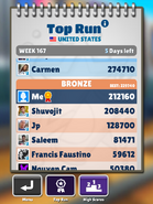 Top run