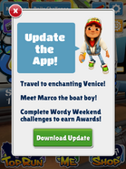 Tour Mundial do Subway Surfers: Veneza