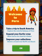 Tour Mundial do Subway Surfers: Peru