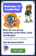 Tour mundial de surfistas de metro: Cambridge