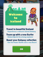 Tour Mundial do Subway Surfers: Islândia