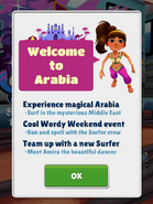 Gira mundial de Subway Surfers: Arabia