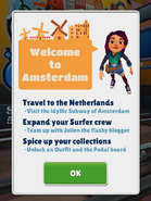 Tour Mundial do Subway Surfers: Amsterdã